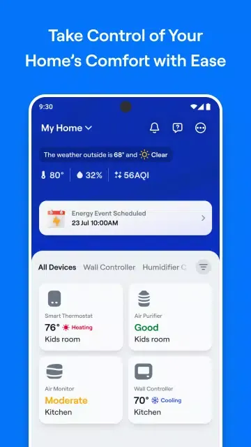ภาพหน้าจอของ SmartHome