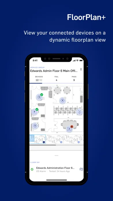Capturas de tela do Connected Safety+
