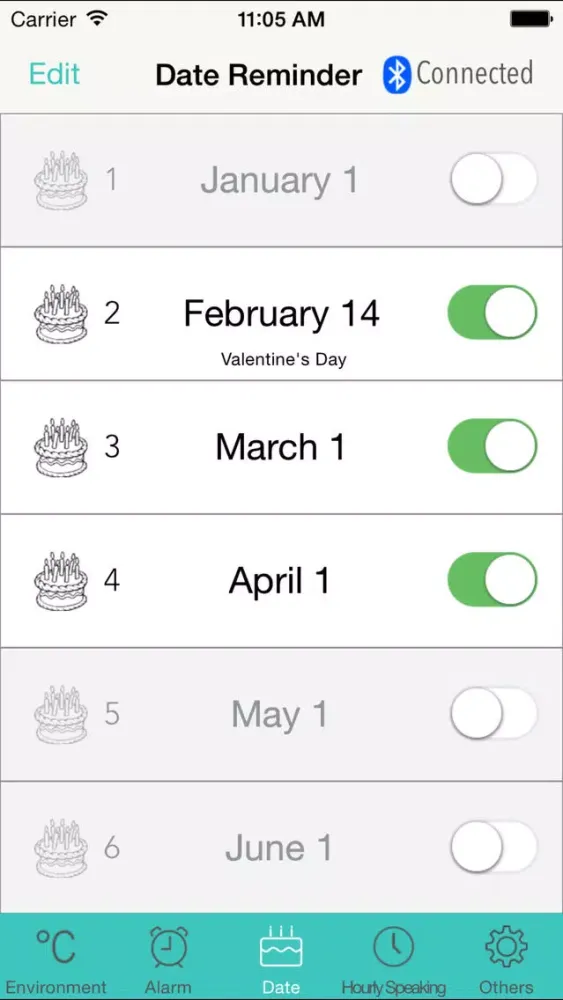 BLE Wall Clock Screenshots