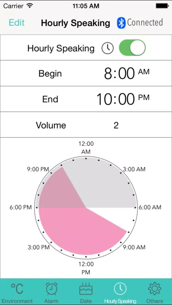BLE Wall Clock Screenshots