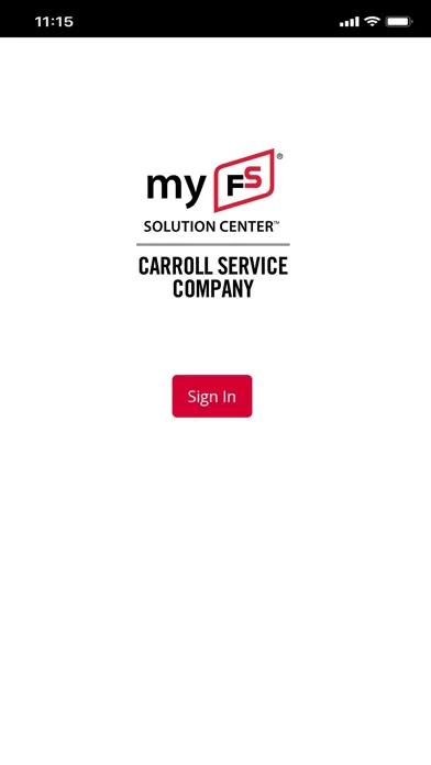 Ảnh chụp màn hình của Carroll Service Company - myFS