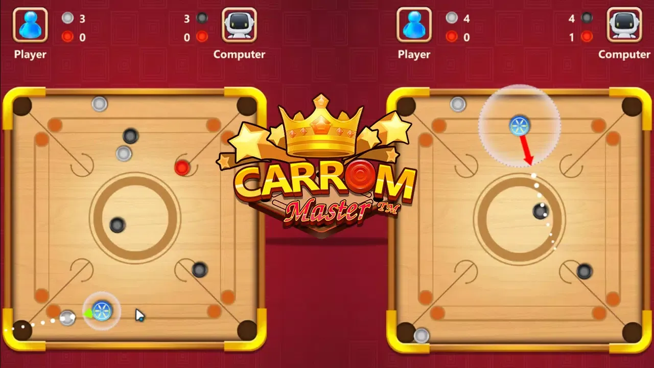 Carrom Master: Disc Pool Game应用截图