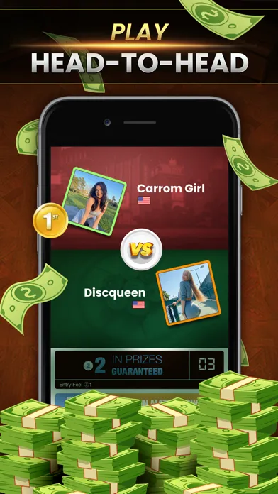 Ảnh chụp màn hình của Carrom Cash: Real Money Payday