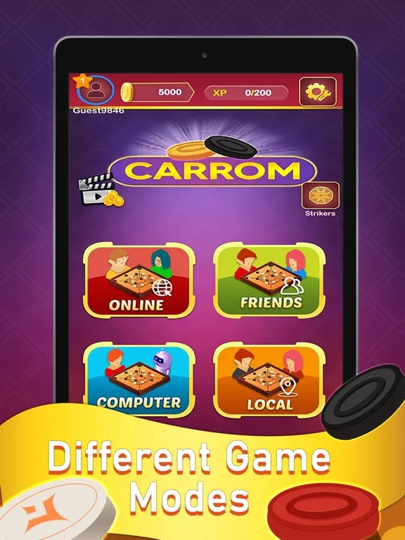 Carrom Superstar Board Game iPad  Ekran Görüntüleri