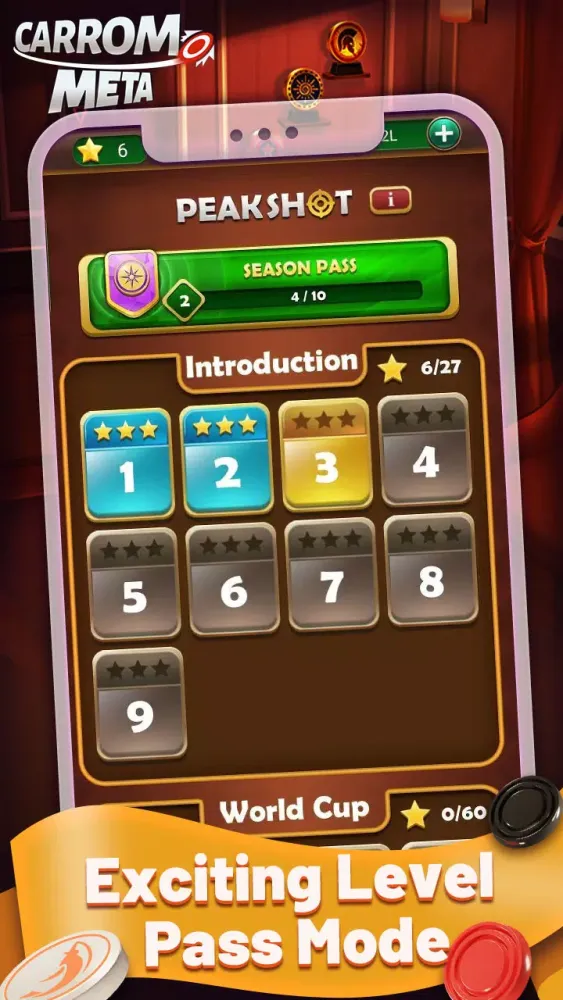 Tangkapan layar Carrom Meta