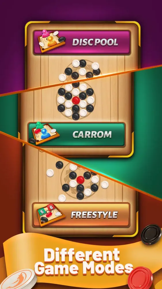 Tangkapan layar Carrom Meta