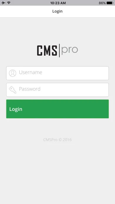 Screenshot di CMS Pro