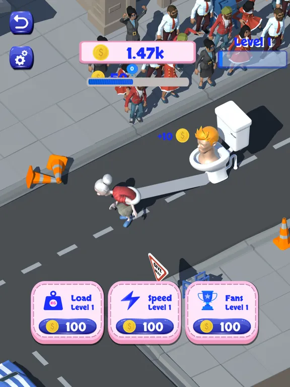 ภาพหน้าจอของ Strong granny - carry the load iPad 