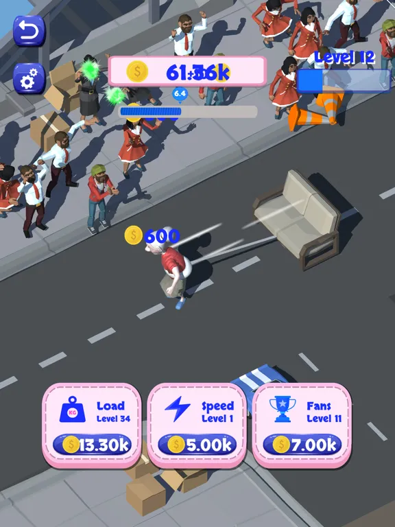 ภาพหน้าจอของ Strong granny - carry the load iPad 