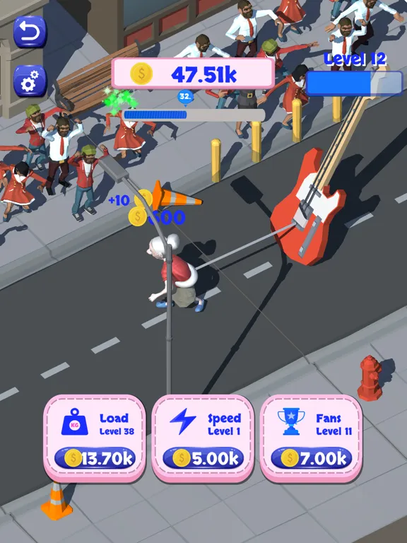 ภาพหน้าจอของ Strong granny - carry the load iPad 