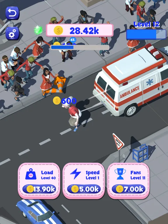 ภาพหน้าจอของ Strong granny - carry the load iPad 