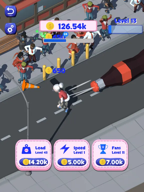 ภาพหน้าจอของ Strong granny - carry the load iPad 