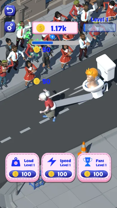 ภาพหน้าจอของ Strong granny - carry the load