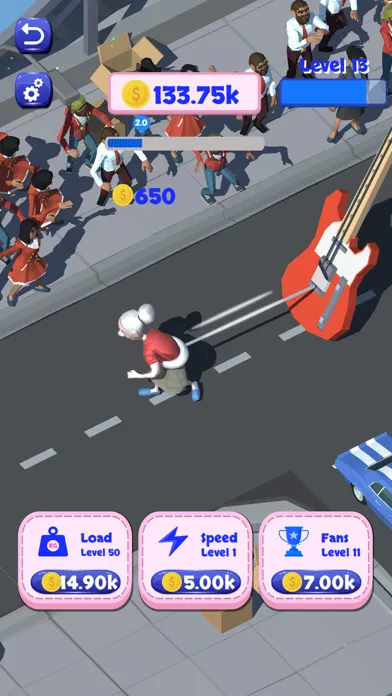 ภาพหน้าจอของ Strong granny - carry the load