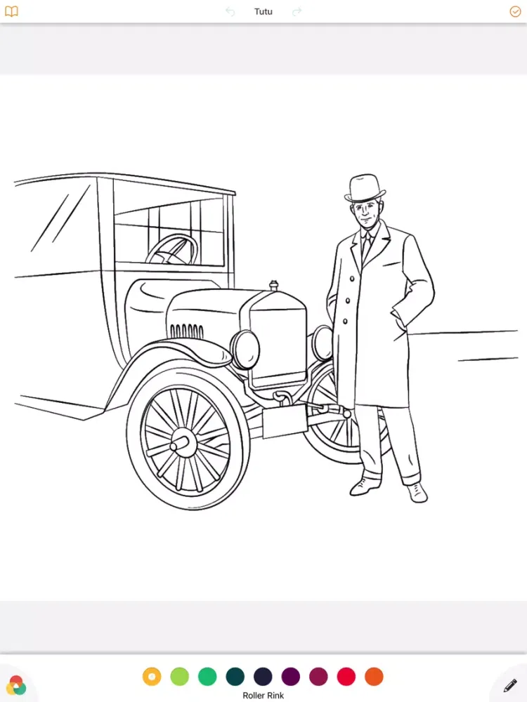 Cars Coloring Book Game - Enjoy And Color Your Day iPad 应用截图
