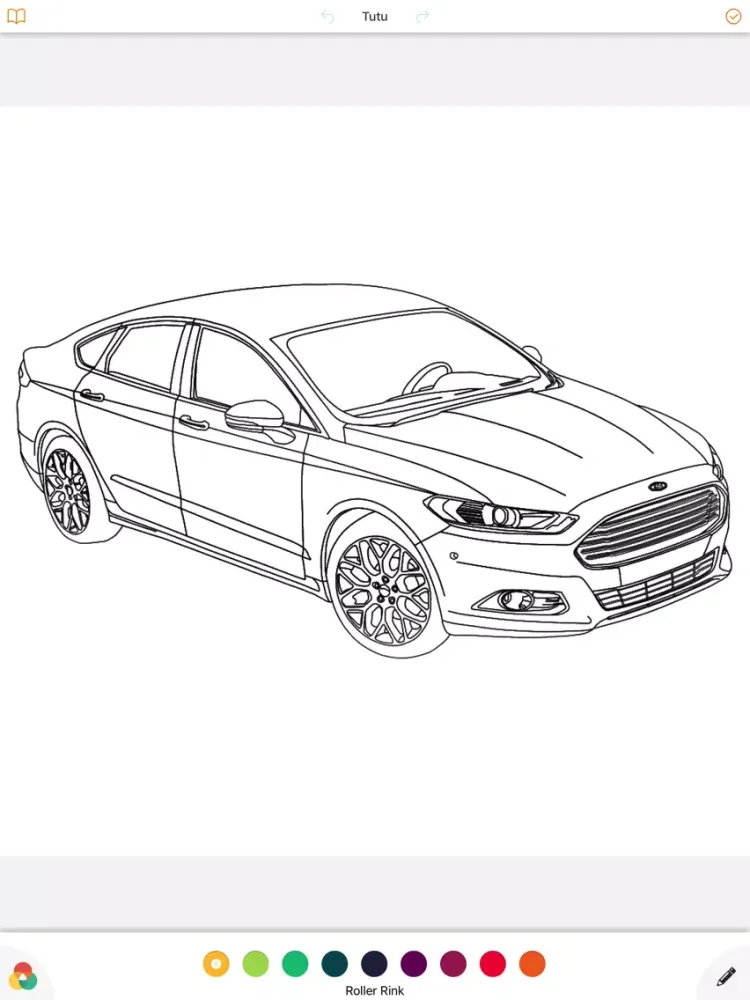 Cars Coloring Book Game - Enjoy And Color Your Day iPad 应用截图