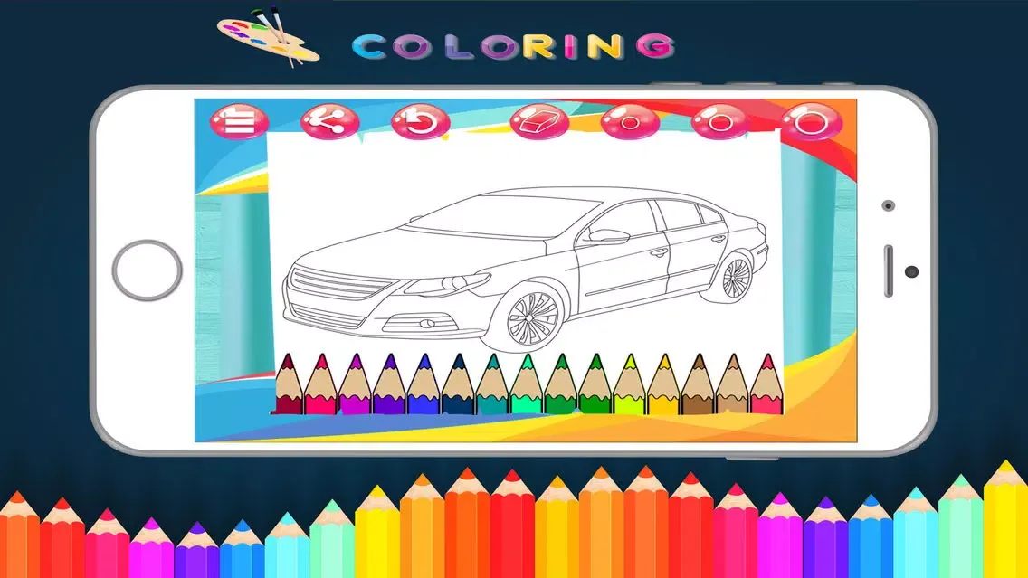 Zrzuty ekranu Cars coloring book - kids Game