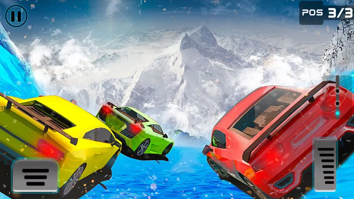 صور Frozen Water Slide Car driving simulator