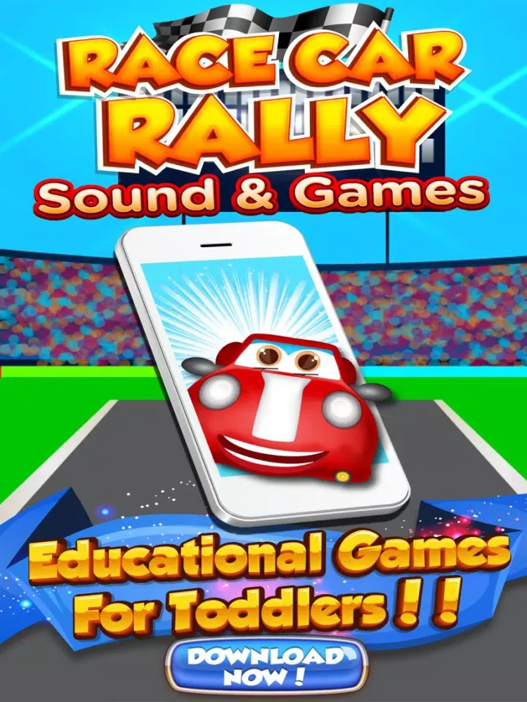 تصاویر Race Cars! Car Racing Games for Kids Toddlers iPad 