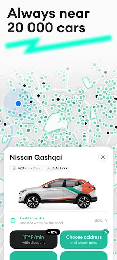 Delimobil. Your carsharing Ekran Görüntüleri