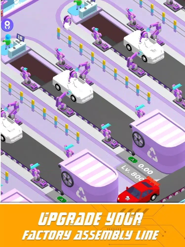 Tangkapan layar Idle Assemble Car iPad 