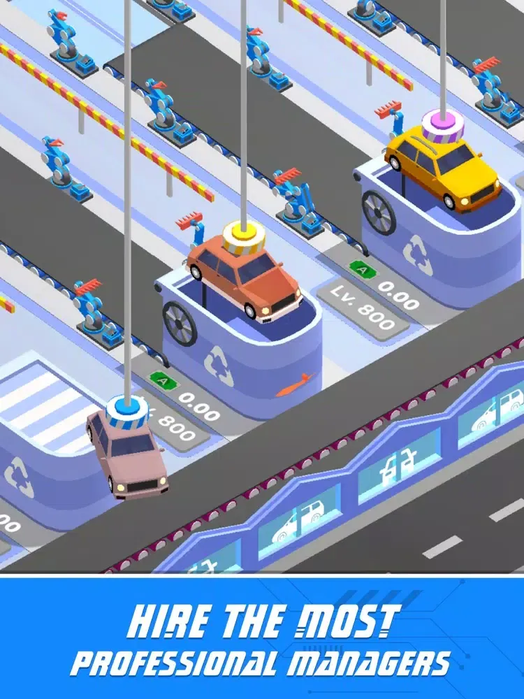Tangkapan layar Idle Assemble Car iPad 