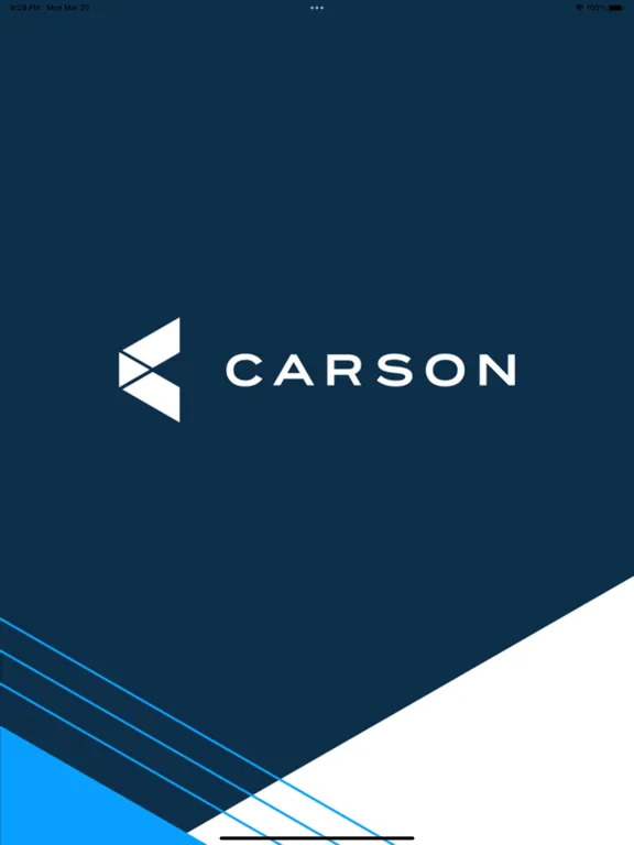 Capturas de pantalla de Carson Group Events iPad 