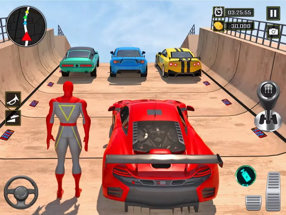 Скриншоты Mega Crazy Car Stunt Master iPad 