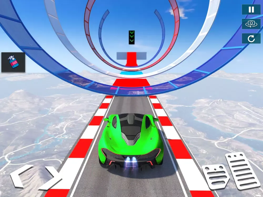 Скриншоты Mega Crazy Car Stunt Master iPad 