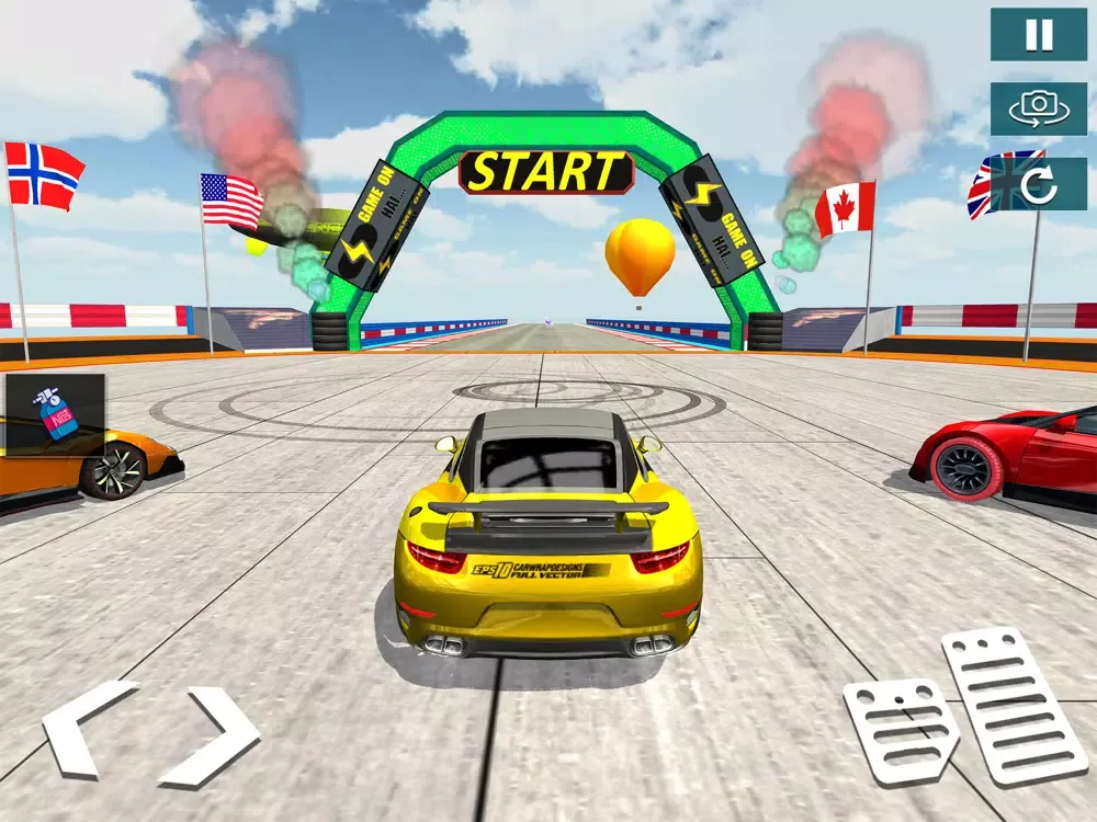 Скриншоты Mega Crazy Car Stunt Master iPad 