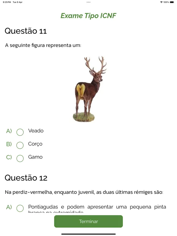 Carta de Caçador | app iPad  Screenshots