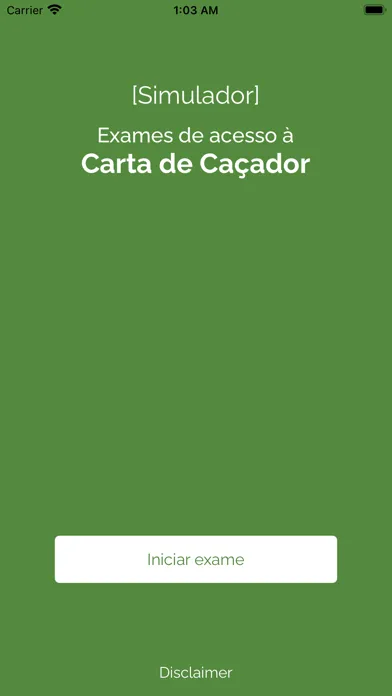 Carta de Caçador | app Screenshots