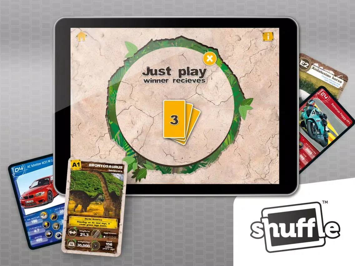 Ảnh chụp màn hình của Trumps by ShuffleCards iPad 