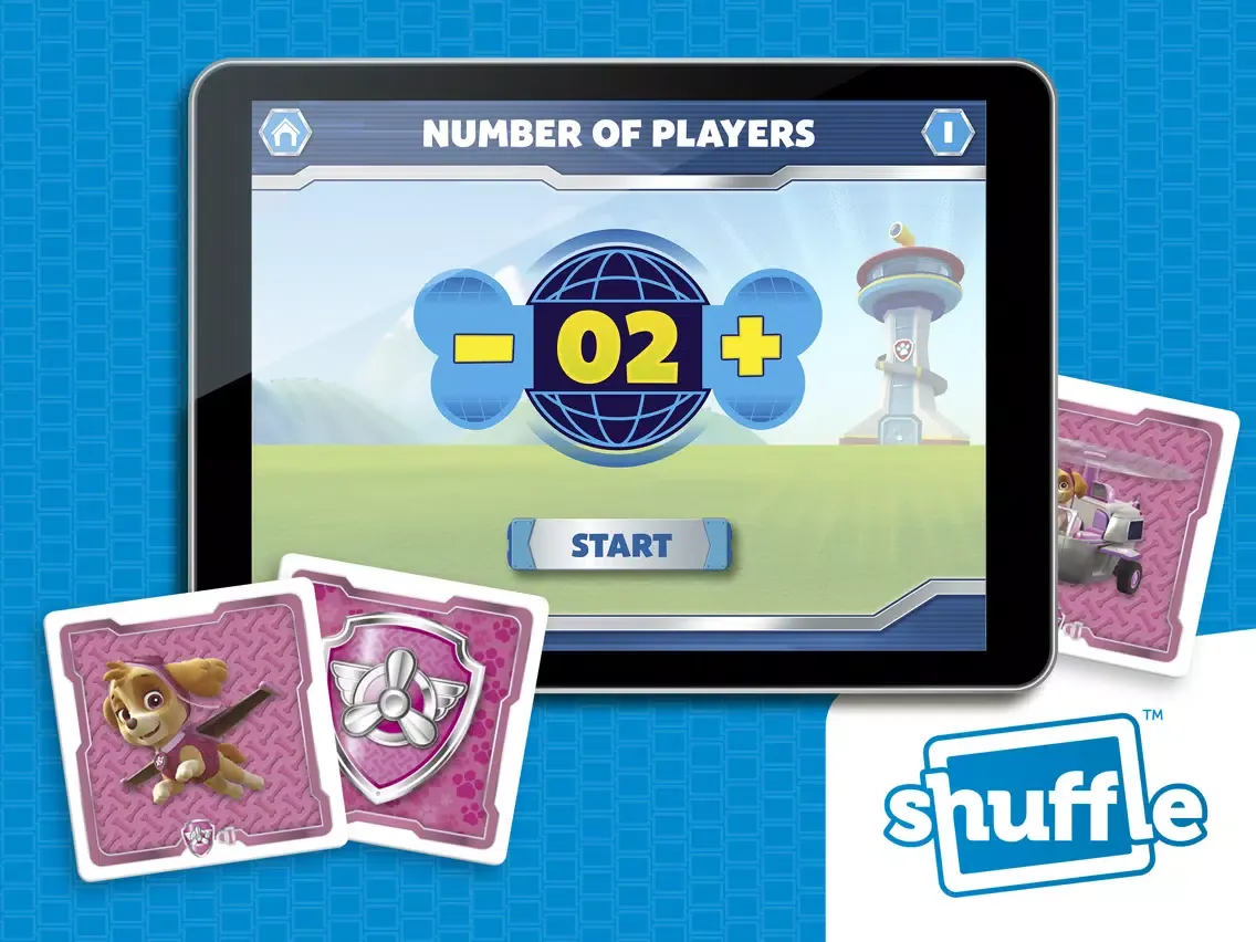 Paw Patrol by ShuffleCards iPad  سکرین شاٹس