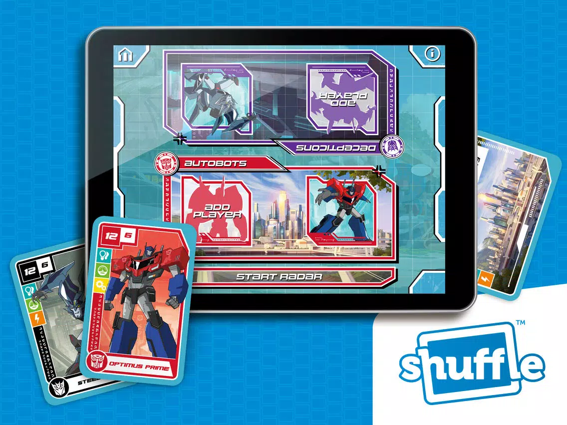 Capturas de tela do Transformers RID by ShuffleCards iPad 