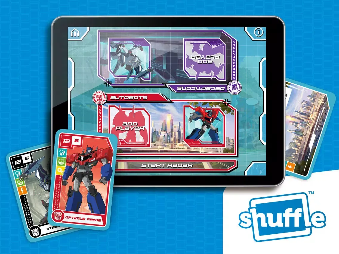 Transformers RID by ShuffleCards iPad 应用截图