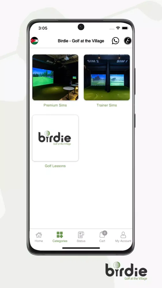 ภาพหน้าจอของ Birdie Golf