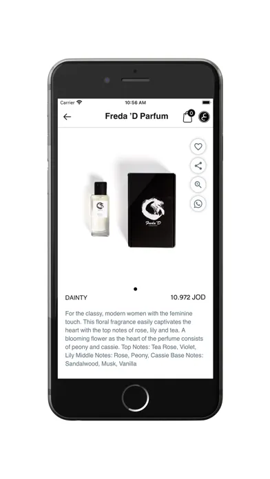 Tangkapan layar Freda D Parfum