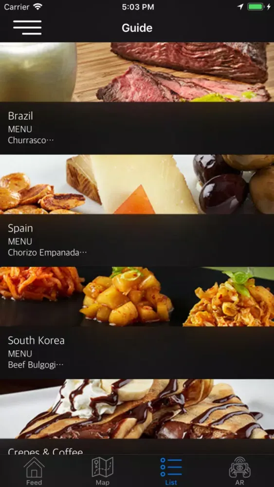 Capturas de tela do BGW Food&Wine Festival