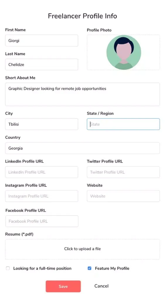 Tangkapan layar Cartooli
