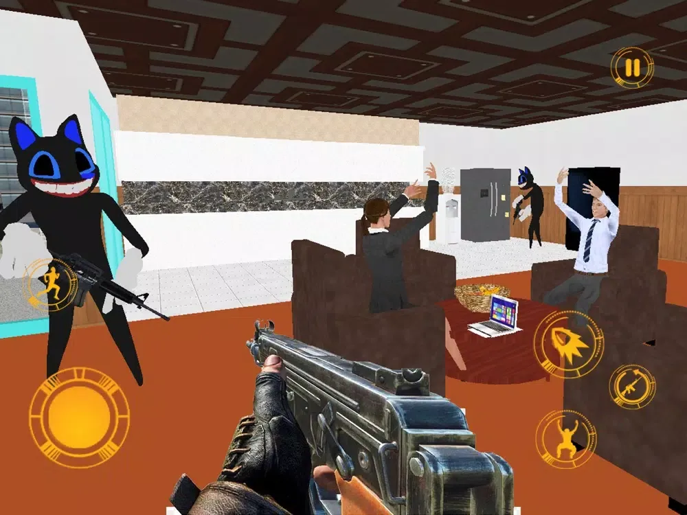 Ảnh chụp màn hình của Cartoon Cat Crime City Hero 3D iPad 