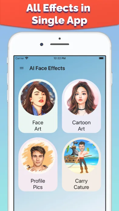 Cartoon yourself : AI Toonart Ekran Görüntüleri