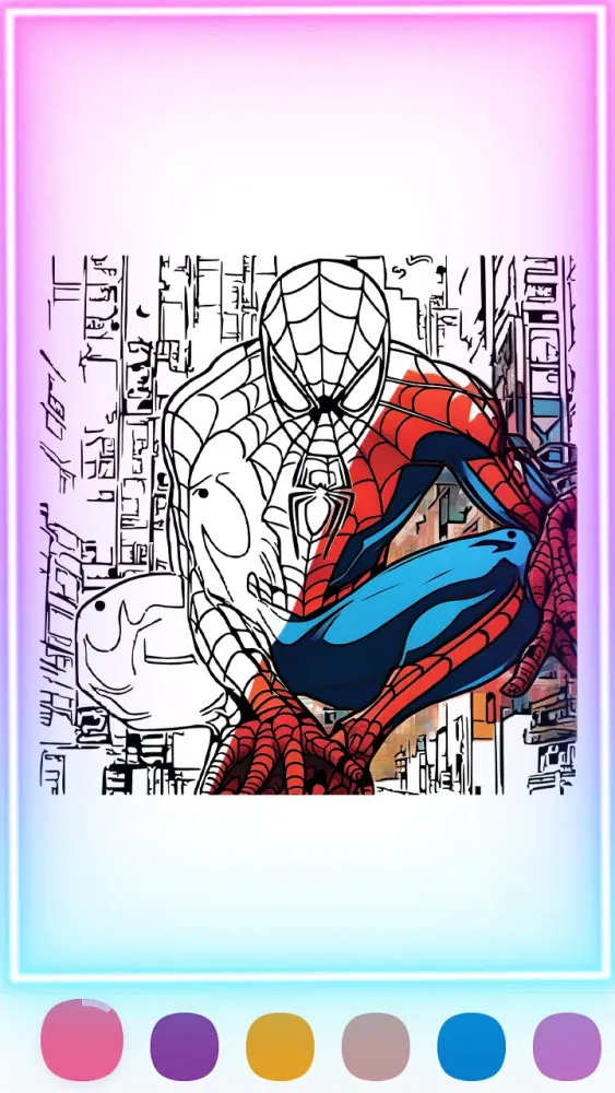 Spider Super Hero Coloring man Screenshots