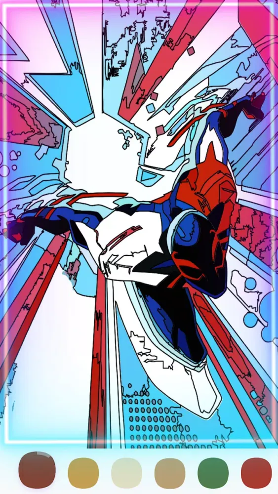 Spider Super Hero Coloring man Screenshots