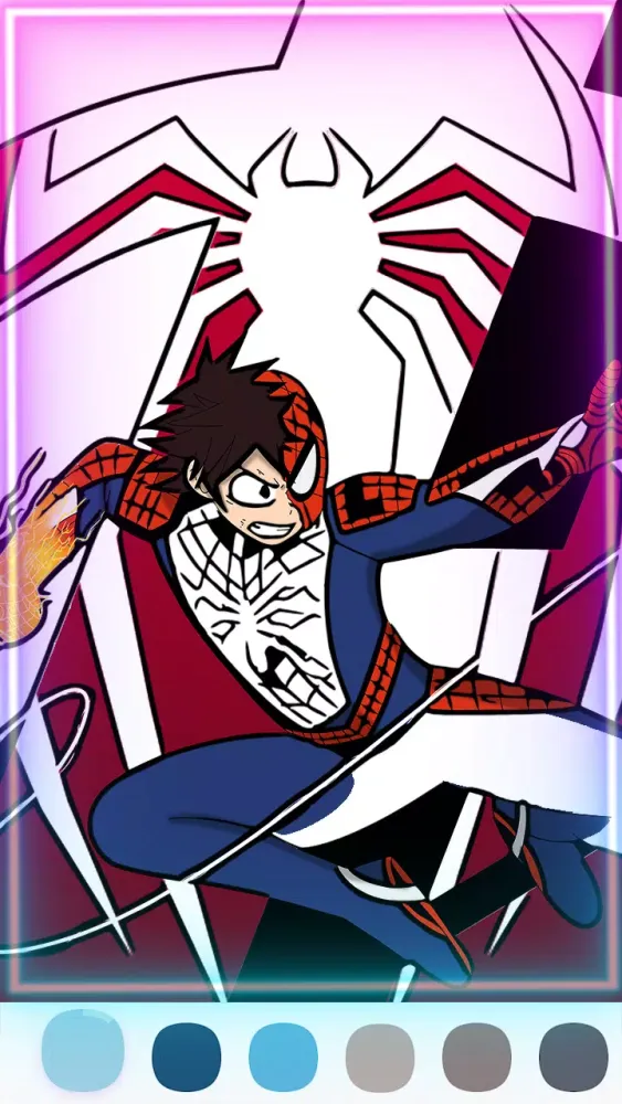 Spider Super Hero Coloring man Screenshots