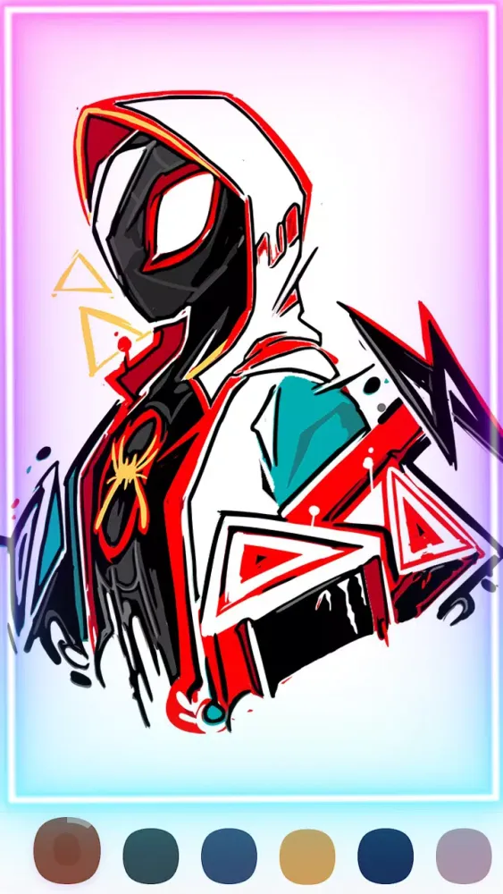 Spider Super Hero Coloring man Screenshots