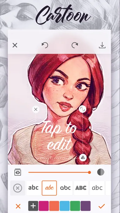 Captures d'écran de Cartoon Draw Cam- Photo Editor