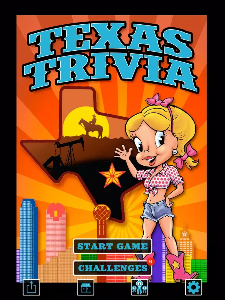 Скриншоты Texas Trivia with Honey Dee iPad 