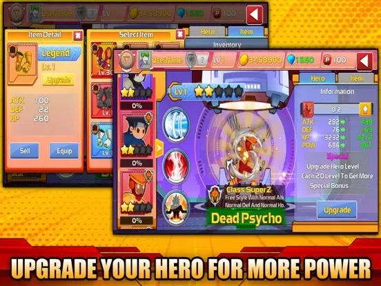 God Warriors: Superhero Battle iPad  Ekran Görüntüleri