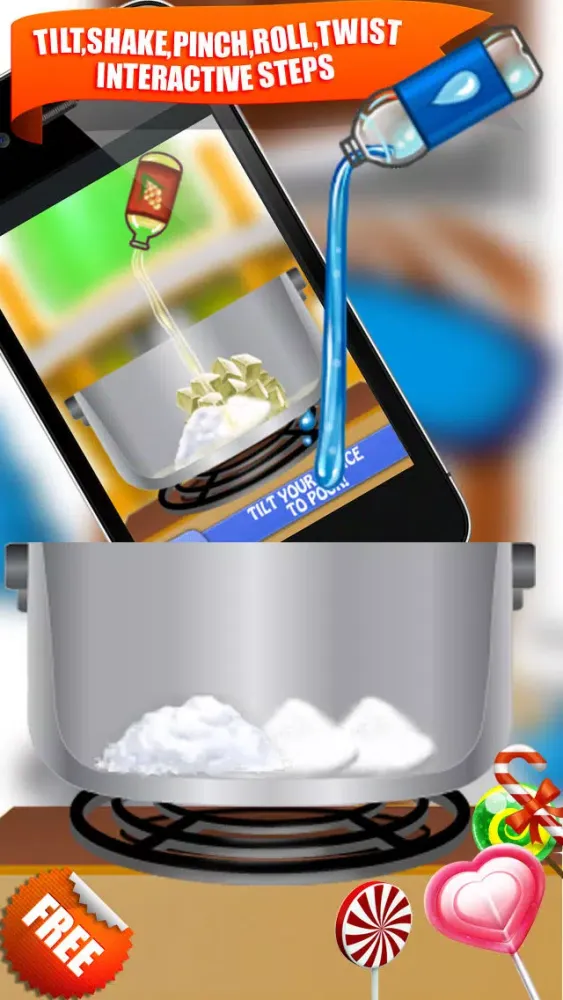 Make Candy - Sweet Interactive Saga of Fair Food Cooking and Dessert Cake Pop Maker for Kids Screenshots